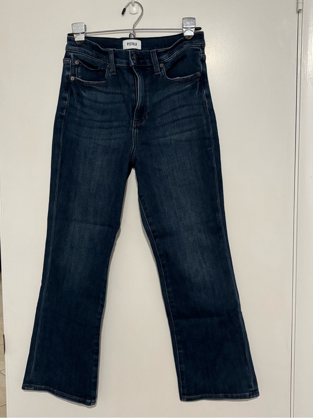 Pistola Dark Indigo Wide-Leg Jeans